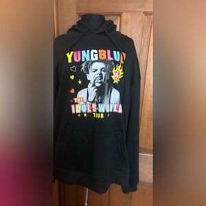Yungblud The Idols World Tour Black  Hoodie size XXL